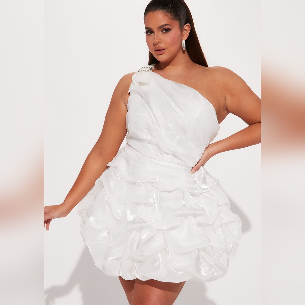 Mine Forever Draped Mini Dress